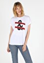 thumb-Afficher les détails de T-shirt À Manches Courtes Blanc Regular Fit  Femme