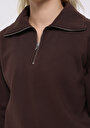 thumb-Afficher les détails de Pull-over Marron Regular Fit  Femme