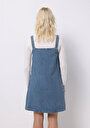 thumb-Afficher les détails de Robe  Regular Fit Sans Manches Mini Jean Femme