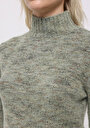 thumb-Afficher les détails de Pull Vert Slim Fit Manches Longues  Femme