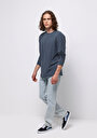 thumb-Afficher les détails de T-shirt À Manches Longues Bleu Regular Fit  Homme