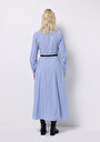thumb-Afficher les détails de Robe Bleu Regular Fit    Femme