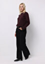 thumb-Afficher les détails de T-shirt À Manches Longues Violet Regular Fit  Femme