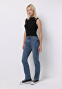 thumb-Afficher les détails de 792 Mila Pantalon  Slim Straight Leg Medium Rise En Jean Regular Fit Femme