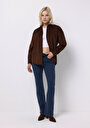thumb-Afficher les détails de 791 Monica Pantalon  Bootcut Medium Rise En Jean Regular Fit Femme