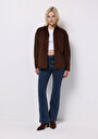 thumb-Afficher les détails de 791 Monica Pantalon  Bootcut Medium Rise En Jean Regular Fit Femme