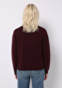 thumb-Afficher les détails de Pull Violet Regular Fit Manches Longues  Femme