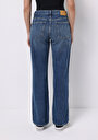 thumb-Afficher les détails de 880 Elisa Pantalon    En Jean Straight Fit Femme