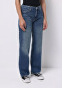 thumb-Afficher les détails de 880 Elisa Pantalon    En Jean Straight Fit Femme