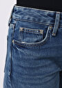 thumb-Afficher les détails de 880 Elisa Pantalon    En Jean Straight Fit Femme