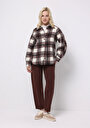 thumb-Afficher les détails de Rose Regular Fit Manches Longues  Femme