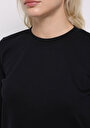 thumb-Afficher les détails de T-shirt À Manches Longues Noir Regular Fit  Femme