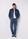 thumb-Afficher les détails de 044 Karl Pantalon    En Jean Straight Fit Homme
