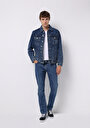 thumb-Afficher les détails de 044 Karl Pantalon    En Jean Straight Fit Homme