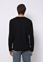 thumb-Afficher les détails de T-shirt À Manches Longues Noir Regular Fit  Homme