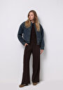 thumb-Afficher les détails de Veste De Blazer  Oversize Fit Manches Longues  Femme