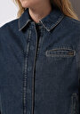thumb-Afficher les détails de Veste De Blazer  Oversize Fit Manches Longues  Femme