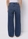 thumb-Afficher les détails de 970 Berry Pantalon  Wide Leg High Rise En Jean Regular Fit Femme