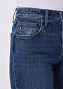 thumb-Afficher les détails de 970 Berry Pantalon  Wide Leg High Rise En Jean Regular Fit Femme