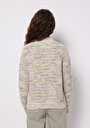 thumb-Afficher les détails de Pull Multicolou Regular Fit Manches Longues  Femme