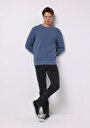 thumb-Afficher les détails de Pull Bleu Regular Fit Manches Longues  Homme