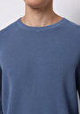thumb-Afficher les détails de Pull Bleu Regular Fit Manches Longues  Homme