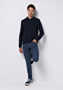 thumb-Afficher les détails de Pull Marine Regular Fit Manches Longues  Homme