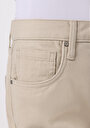 thumb-Afficher les détails de Pantalon Beige Wide Leg High Rise En Sergé Berry Fit Femme