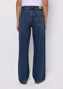 thumb-Afficher les détails de 970 Berry Pantalon  Wide Leg High Rise En Jean Regular Fit Femme