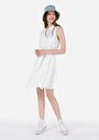 thumb-Afficher les détails de Robe Blanc Regular Fit    Femme