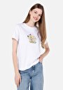 thumb-Afficher les détails de T-shirt À Manches Courtes Blanc Regular Fit  Femme