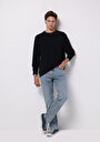 thumb-Afficher les détails de Pull Marine Regular Fit Manches Longues  Homme