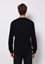 thumb-Afficher les détails de T-shirt À Manches Longues Noir Regular Fit  Homme