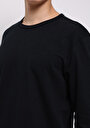 thumb-Afficher les détails de T-shirt À Manches Longues Noir Regular Fit  Homme