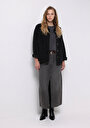thumb-Afficher les détails de Jupe  Slim Fit Droit Jean Maxi Femme