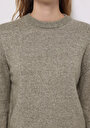 thumb-Afficher les détails de Pull Vert Regular Fit Manches Longues  Femme