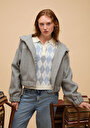 thumb-Afficher les détails de Pull Blanc Regular Fit Manches Longues  Femme