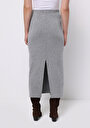 thumb-Afficher les détails de Jupe Gris Slim Fit    Femme