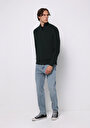 thumb-Afficher les détails de Pull Vert Regular Fit Manches Longues  Homme