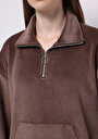 thumb-Afficher les détails de Pull-over Marron Regular Fit  Femme