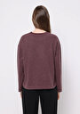 thumb-Afficher les détails de T-shirt Violet Regular Fit Manches Longues  Femme