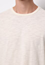 thumb-Afficher les détails de T-shirt À Manches Longues Ecru Regular Fit  Homme