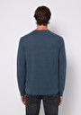 thumb-Afficher les détails de Pull Bleu Regular Fit Manches Longues  Homme