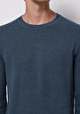 thumb-Afficher les détails de Pull Bleu Regular Fit Manches Longues  Homme