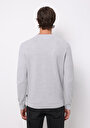 thumb-Afficher les détails de Pull Gris Regular Fit Manches Longues  Homme