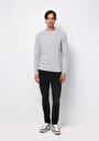 thumb-Afficher les détails de Pull Gris Regular Fit Manches Longues  Homme
