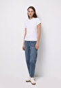 thumb-Afficher les détails de 855 Fiona Pantalon    En Jean Barrel Fit Femme