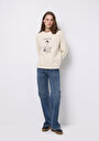thumb-Afficher les détails de Pull-over Blanc Regular Fit  Femme