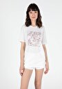 thumb-Afficher les détails de T-shirt À Manches Courtes Blanc Comfort Fit  Femme