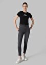 thumb-Afficher les détails de T-shirt À Manches Courtes Noir Comfort Fit  Femme